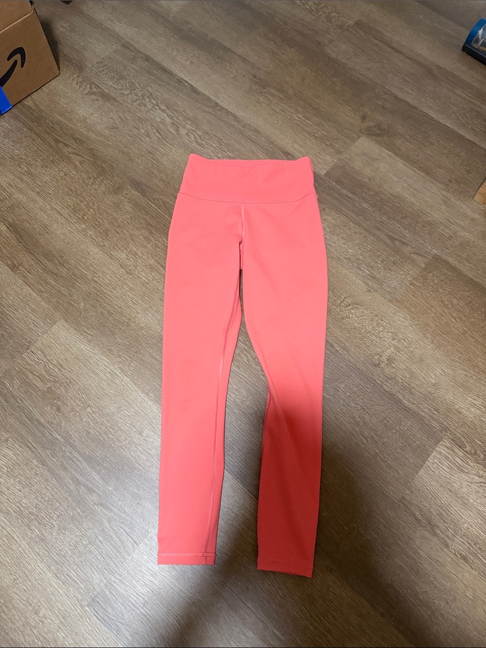 Athleta Coral Pink High-Rise Leggings